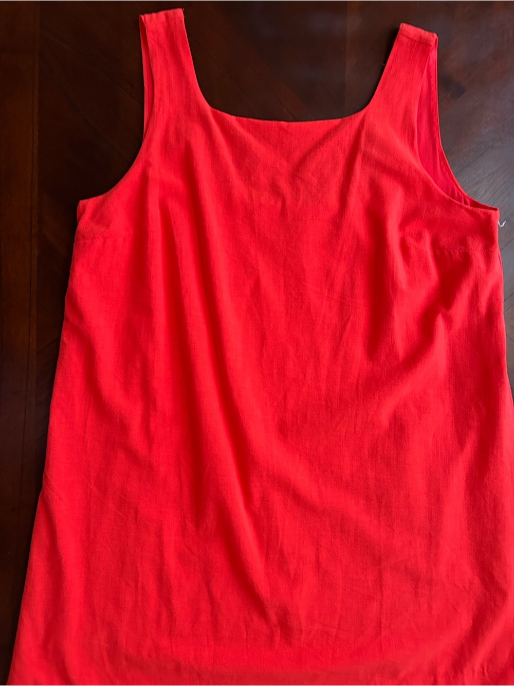 kate spade Bright Orange Scalloped Hem Mini Dress size L - Picture 3 of 9